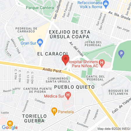 Dra. Nelly González Audiffred map