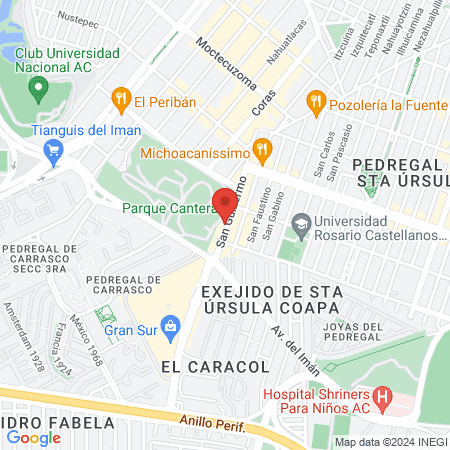 Veterinaria Mikan map