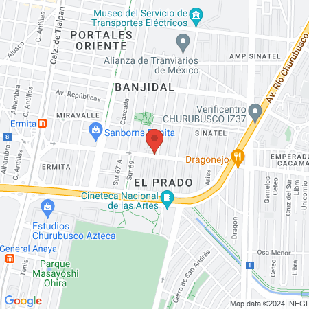 CLINICA VETERINARIA ANTARES map