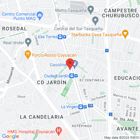 CEPOVA Centro de Estudios de Posgrado En Ortodoncia Valle de Anahuac map