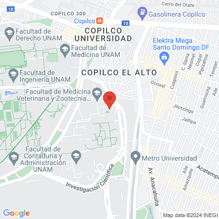 Clínica de Reproducción Canina FMVZ-UNAM map