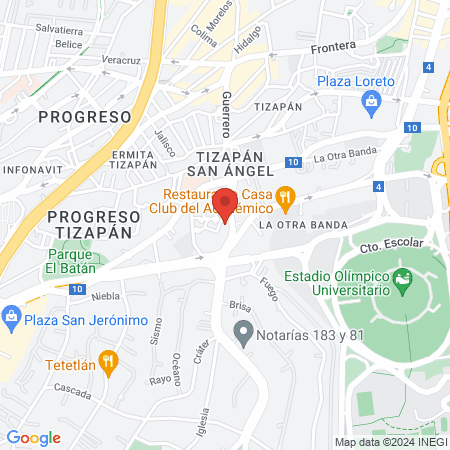 Centro de Especialidades Médico Dentales map