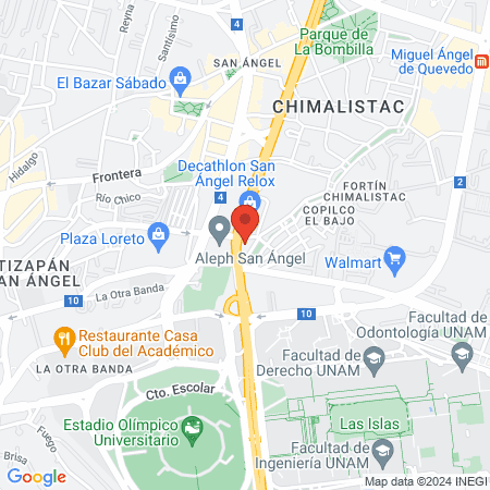 Consultorio de Medicina Externa map