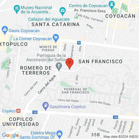 Palavicini Alvarez Jose Alejandro Dr map