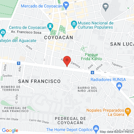 Raúl Rosete Oftalmólogo map