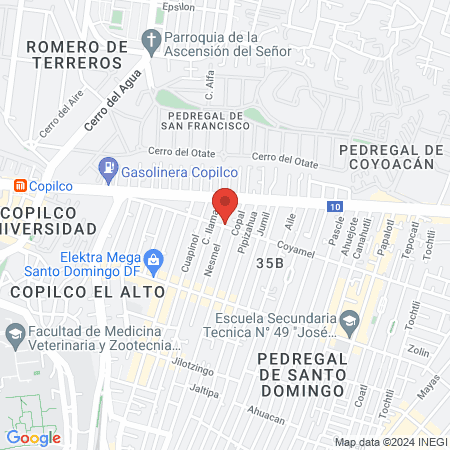 Estetik canina y felina map