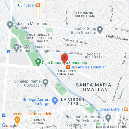 Medico Luis Lobato map