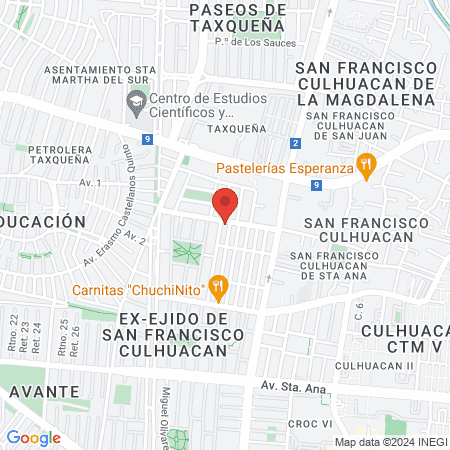 Veterinaria y estética canina "ROCINANTE VET 2" map