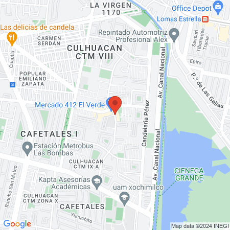 Estética Minerva Rojero map