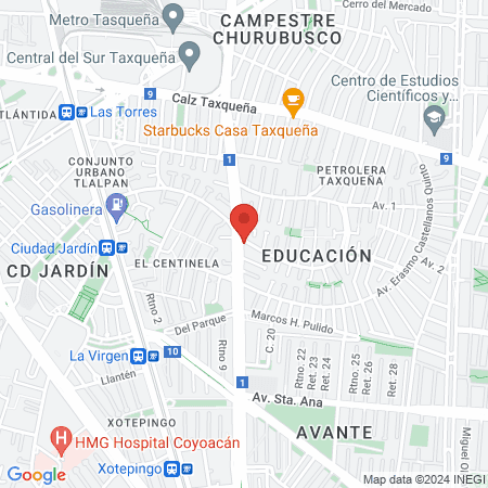 Dra. Larissa Bear. map