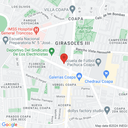 Barbershop Martina map