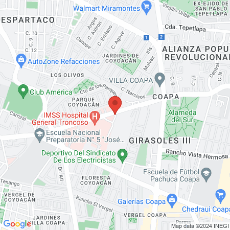 Clinica 163 map