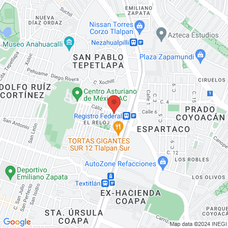 Uñas JM el reloj map