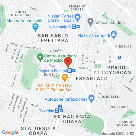 Bukowski Barbershop •Coyoacán• map