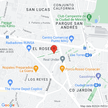 Guadalupe Leticia Barbosa Ortiz Dentista map