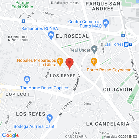 Luis Rodrigo Juarez Jimenez Médico General Coyoacán map