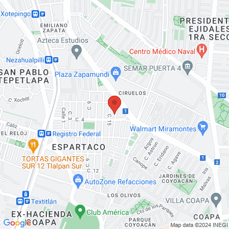 Quetzalli Estetica map