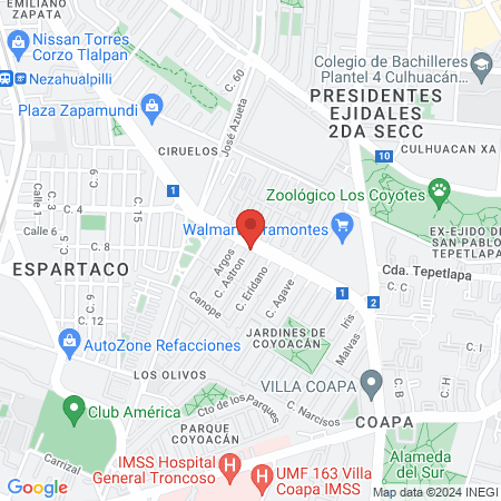 Eva´s Spa - Faciales, Masajes y Radiofrecuencia map