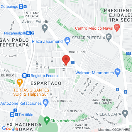 Consultorio de Ortodoncia y Ortopedia Maxilar map