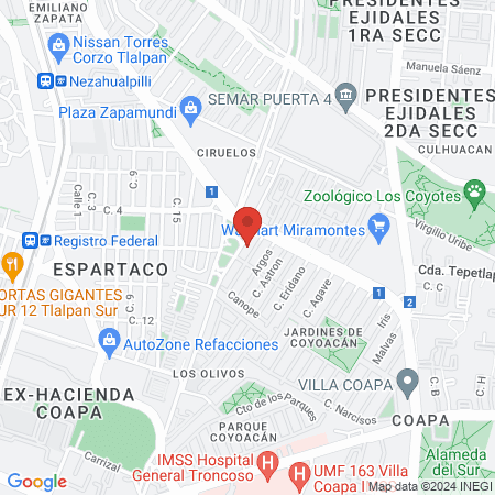 Agedent - Quirófano de corta estancia map