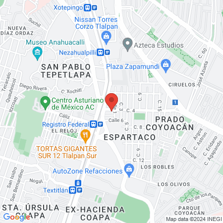 GABINETE PODOLÓGICO DEL VALLE. map