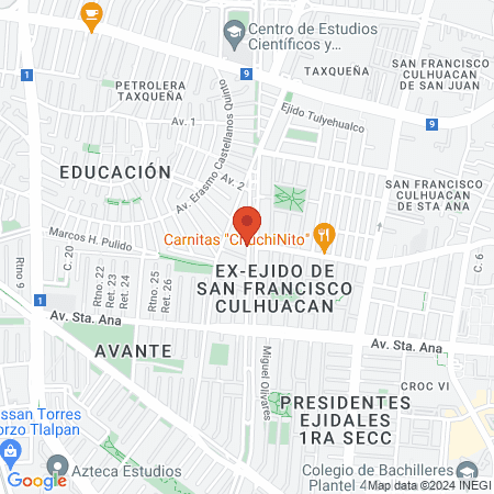 GAMO Podología Integral map