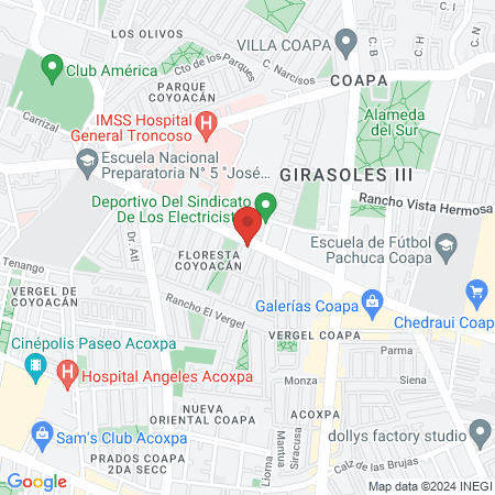 Hun-Hunahpú Spa map