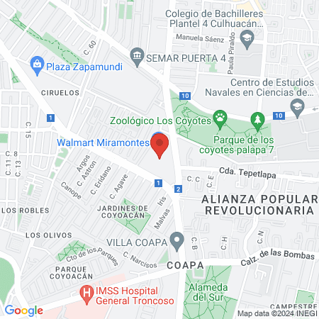 laboratorios loreid ajusco map