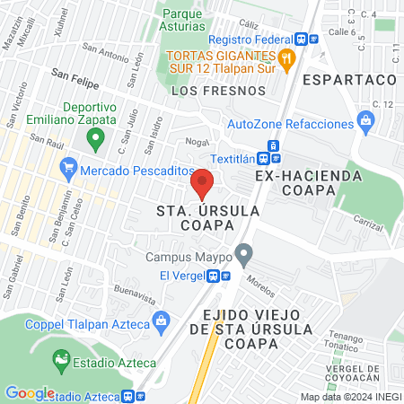 Casa de Medicina Tradicional Tlanetz Nuevo Amanecer map