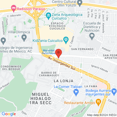 Estetica & barber shop Atenea map