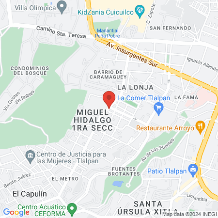 Nuevo Estilo Barbershop map