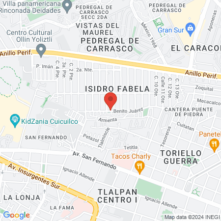 Veterinaria y estetica "Carita De Perro" map