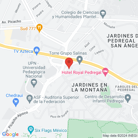 Nailkery Pedregal map