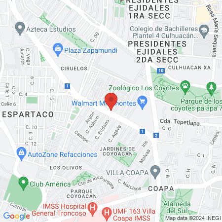Clinica Innovadent Kids map