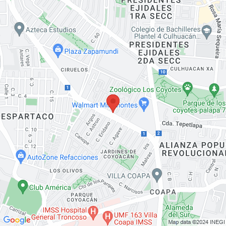 Zona Dental Especialidades Dentales para Niños y Adultos map