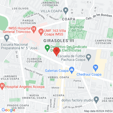 Todo Para Sus Pies Fiesta Coapa map