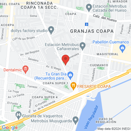 Distrito Barbería map