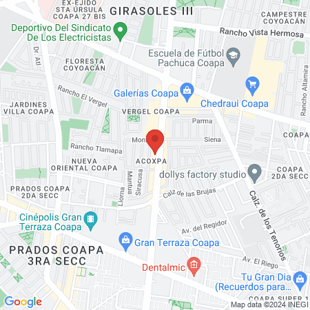 Especialidades Medicas y Dentales Miramontes map