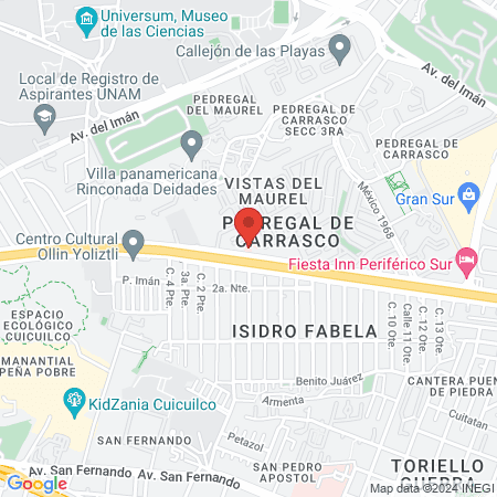 Hospital MAC Periférico Sur map