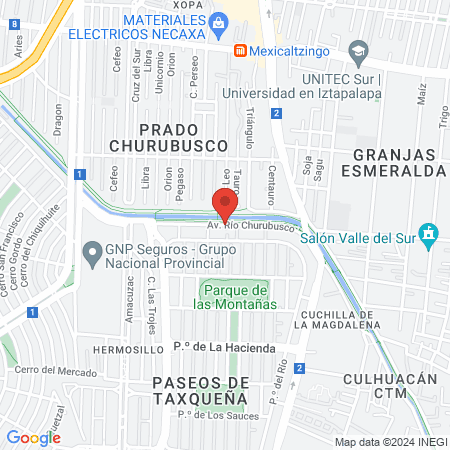 ASISTENCIA MÉDICA PSIQUIATRICA map