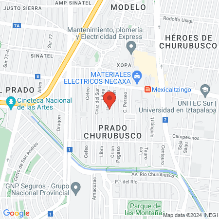 Orquídea natural spa map