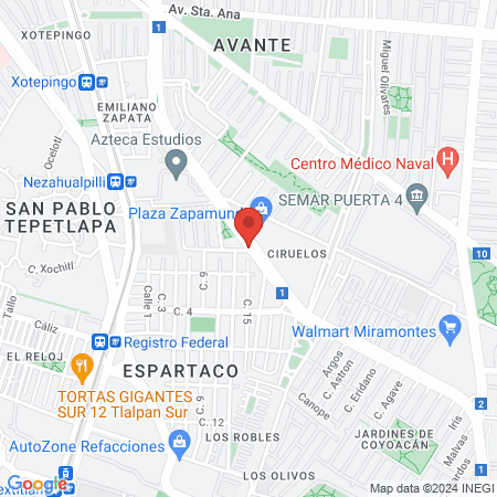 ESTETICA UNISEX MARAVILLA map