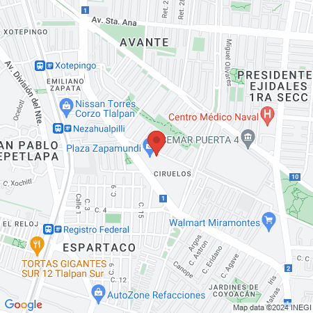 VANITY HOUSE studio de belleza map