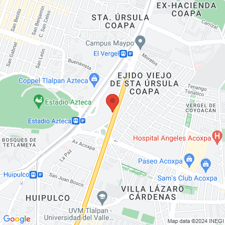 Centro de SAlud T-I Ejidos de Santa Ursula map