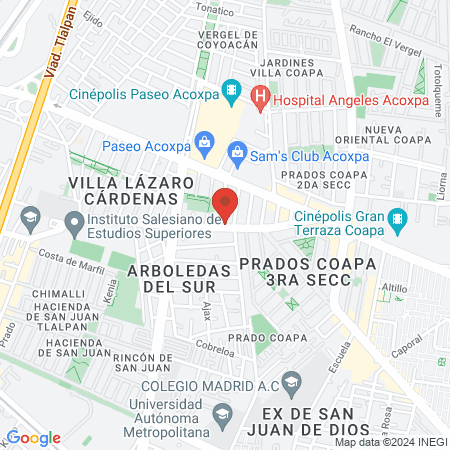 CRITAME Centro de Rehabilitación Integral map