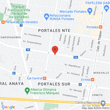 Peluquería Distrito Zapata map