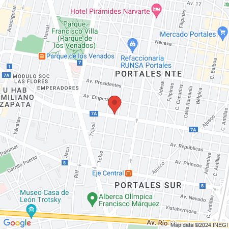 Mateus Barber Shop Portales map