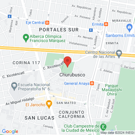 Doctor Raúl Flores Pérez map