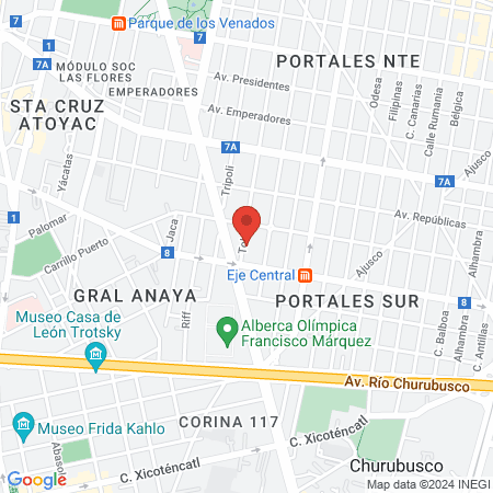 Clínica Dental Tokio map