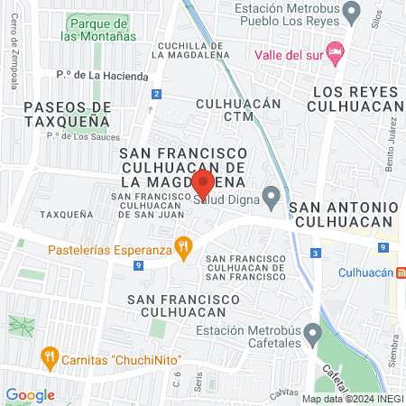 Estetica America map